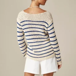 Montauk pullover sweater in stripe