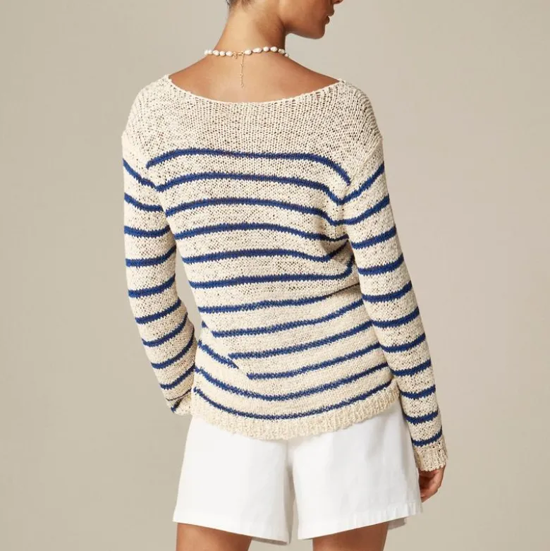 Montauk pullover sweater in stripe