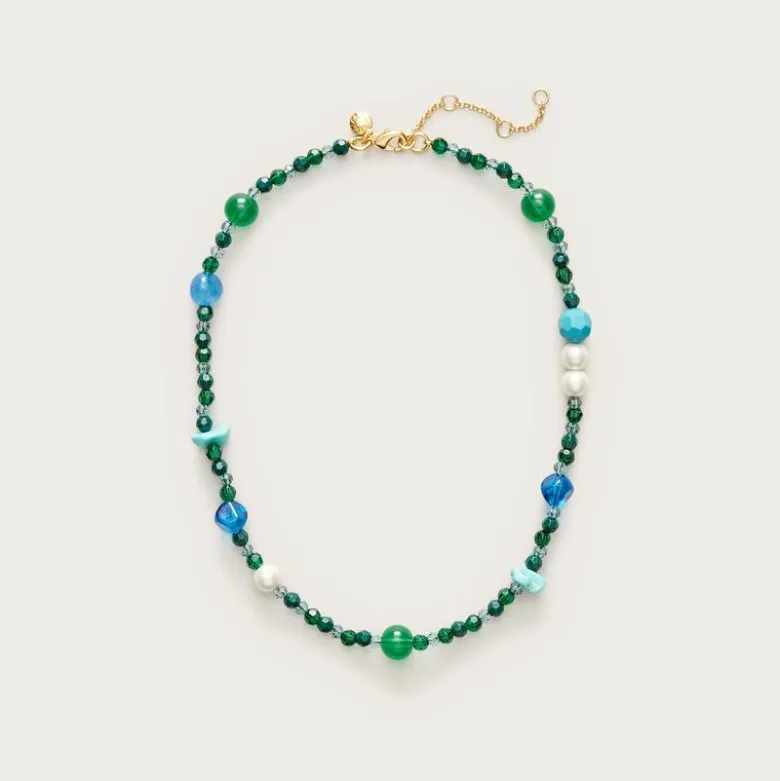 Multicolored beaded necklace