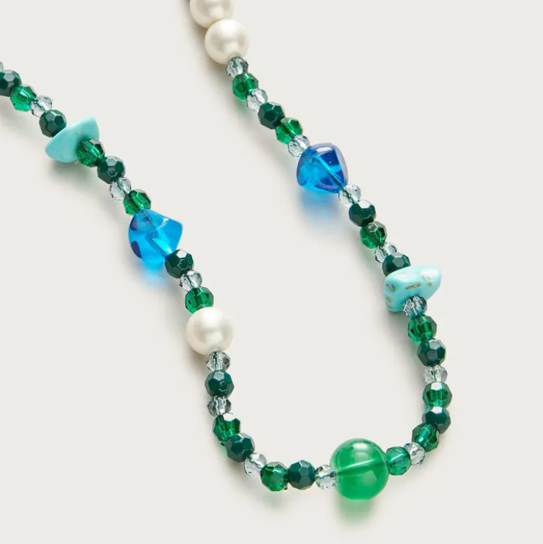 Multicolored beaded necklace