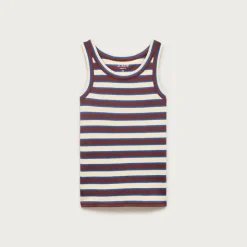 New perfect-fit high-neck tank top in stripe