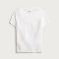 New relaxed linen T-shirt