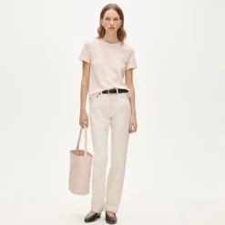New relaxed linen T-shirt