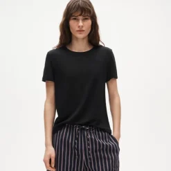 New relaxed linen T-shirt