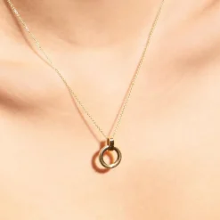 Odette New York® Beau necklace in brass