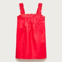 Ondine mini dress in double cotton poplin