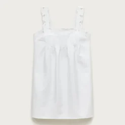 Ondine mini dress in double cotton poplin