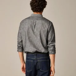 Organic cotton chambray shirt