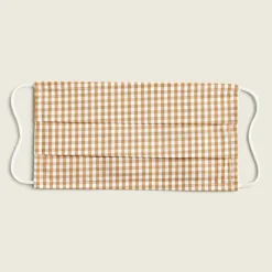 Pack-of-three nonmedical face masks in checks and stripes