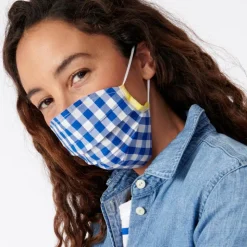 Pack-of-three nonmedical face masks in mixed prints