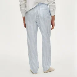 Pajama pant in cotton poplin