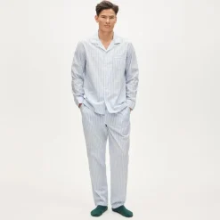 Pajama set in cotton poplin