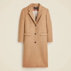 Palais topcoat in Italian wool-blend melton