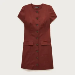 Parc dress in Gramercy linen blend
