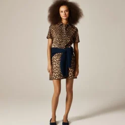 Parc dress in leopard print