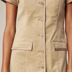 Parc dress in stretch corduroy