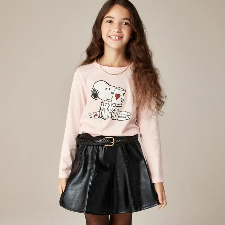 Peanuts® X Crewcuts kids' Valentine's graphic T-shirt with embroidery