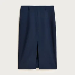 Pencil midi skirt in four-season stretch