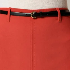 Pencil midi skirt in four-season stretch