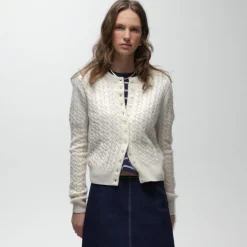 Perfect cashmere cable-knit cardigan