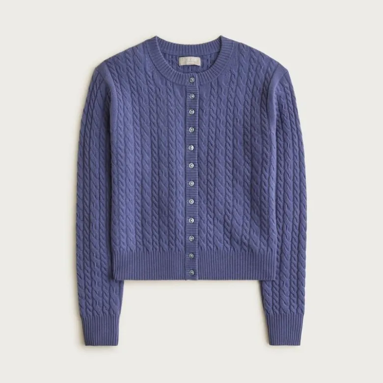 Perfect cashmere cable-knit cardigan