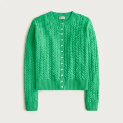 Perfect cashmere cable-knit cardigan