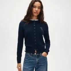 Perfect cashmere "Mom" cardigan