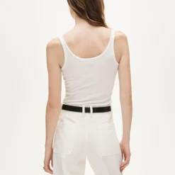 Perfect rib scoopneck tank top