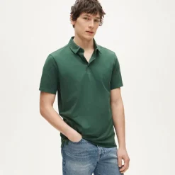 Performance piqué polo shirt