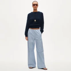 Petite Cosmo pant in cotton poplin