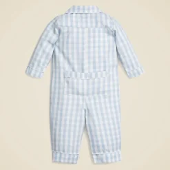 Petite Plume™ infants' romper in gingham