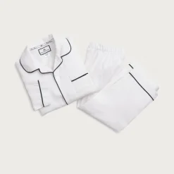 Petite Plume™ kids' pajama set in french ticking