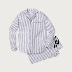 Petite Plume™ men's pajama set in french ticking