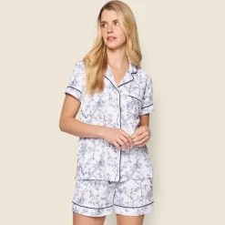Petite Plume™ women's Pima cotton short set