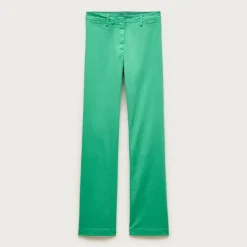 Petite wide-leg trouser in chino