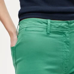 Petite wide-leg trouser in chino