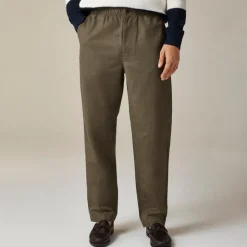 Pier pant in cotton-linen blend canvas