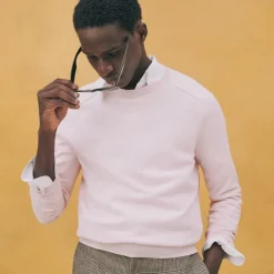 Pima cotton crewneck sweater