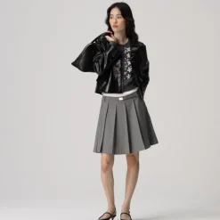 Pleated prep skirt