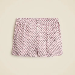 Pointelle short in ditsy floral