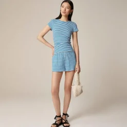 Pointelle short in stripe
