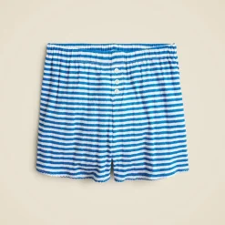 Pointelle short in stripe