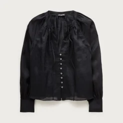 Popover top in ramie