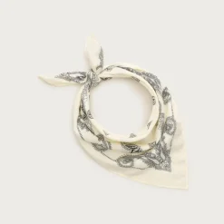 Printed lightweight cotton scarf