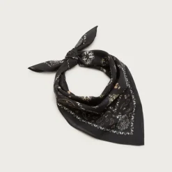 Printed lightweight cotton scarf