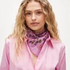 Printed lightweight cotton scarf