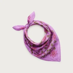 Printed lightweight cotton scarf
