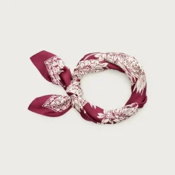 Printed silk scarf