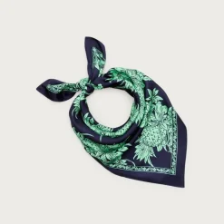 Printed silk scarf