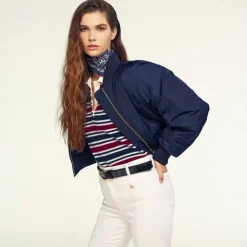 Puffer bomber jacket with PrimaLoft®